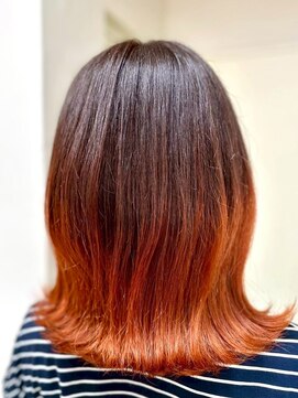 エターナルバイマティーナ(Eternal by MATINA) 【オレンジブラウン×オレンジ/グラデーション】池袋美容室