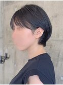 ショートボブ/ショートカット/地毛風ストレート