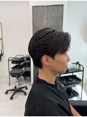 ダウンパーマ ニュアンスパーマ センターパート