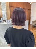 レイヤーボブ/レッドブラウン/イルミナカラー/柏美容室/ミニボブ