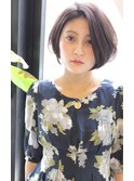 【30代40代50代】カットで決まる大人可愛いショートボブ