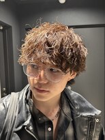 ボンドストーリールミエール(Bond Story lumiere)&nbsp;ツイストスパイラルシャドウパーマ波巻きパーマラウンドマッシュ