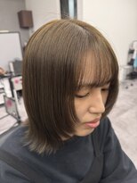 アイスプロドバイブルーム 木更津店(ice prod by bloom)&nbsp;黒髪カタログ/クラゲヘアー/オリーブグレー/木更津