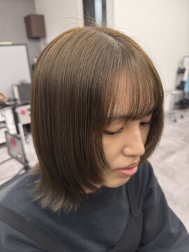 アイスプロドバイブルーム 木更津店(ice prod by bloom) 黒髪カタログ/クラゲヘアー/オリーブグレー/木更津