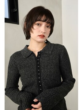 アワーズ 南青山(Our's) ボブレイヤー×抜け感×小顔見せカット