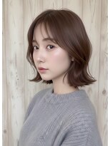 レウナ 外苑前(Reuna)&nbsp;大人可愛いミディアムボブ　大人ミディアム　大人ボブ