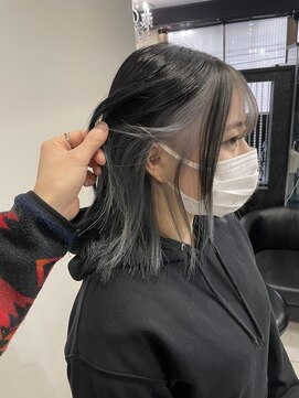 ヘアーデザイン ジェルム(Hair Design germe) インナーシルバー #しのだスペシャル