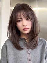 ネイト(Neit) ミディアムレイヤーカット/セピアグレージュカラー