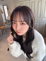 カシュカシュ アネックス(cache cache annex)&nbsp;ぱっつん前髪顔周りアイドル前髪地毛風カラー透明感髪質改善