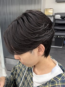 アウラ(AURA) フェザーパーマニュアンスパーマ毛流れパーマカルマパーマ
