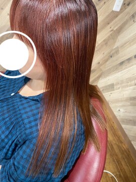 ルネッサンスヘアー ラファエロ(RAFFAELLO) REDブラウン　艶カラー　潤艶髪　炭酸泉で頭皮も整う
