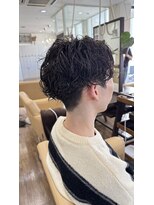 ジッピー ヘアーコレクション&nbsp;メンズパーマ シャドウパーマ センターパート