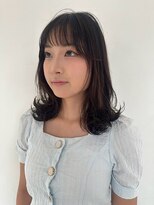 イーストハムアネーロ(EAST HAM anello)&nbsp;外ハネミディアムレイヤー/レイヤーボブ/ダークブラウン