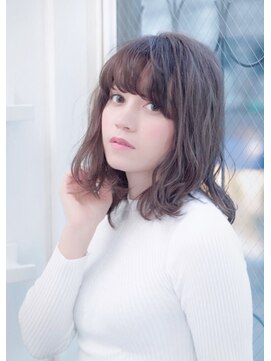 ヘアアンドメイク エジェリ(hair&make egerie) 小顔ミディアムボブ ダブルカラー　恵比寿