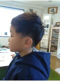 ツーブロックショート