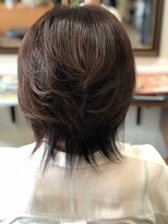 ボヌール ヘアーワークス(Bonheur hair works)&nbsp;クビレウルフ×毛先の遊び
