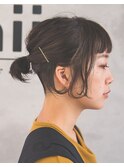 niiカット×刈り上げ×ボブ