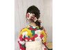【３月限定★卒業式】ヘアセット＋フルメイク＋袴着付け（振袖利用）￥18900