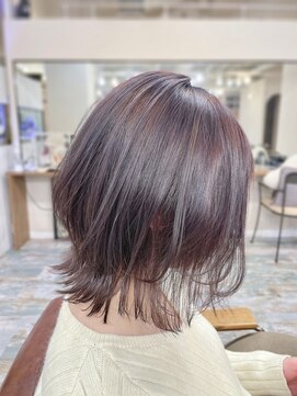 リノカヒリ(Lino kahili) ラベンダーアッシュ×ミディアムウルフ