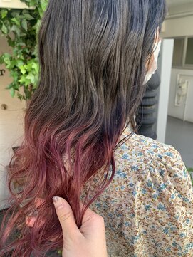 ロイジー(roijir) 【roijir 表参道】グラデーション☆ブルージュ×ピンク