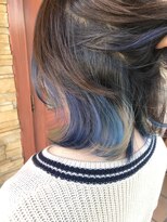 オシャマヘアー ウエスト店 インナーブルー