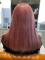 ゲーム 吉祥寺店(GAME)&nbsp;ダブルカラーピンクベージュケアブリーチハイトーン前髪カット