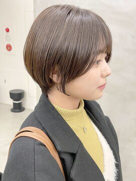 スー 渋谷(suu) マッシュショート丸みショートボブくびれショート黒髪ショート