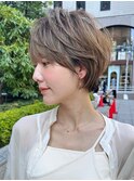小顔/前下がりショート/前髪ありショート/絶壁解消【NAYUMI】