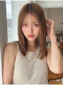 《Agu hair》numberA.ベースケアミルク×レイヤーストレート