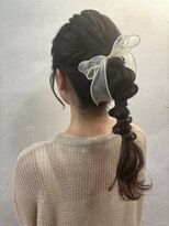 シュリット(schritt) *編み下ろし ポニーテール ヘアセット* 渋谷 妹尾