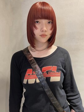 ペレ 梅田(PELE) 前髪/アンブレラカラー/こなれミディ/イメチェン/ウェーブパーマ