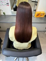 キング 梅田(K!ng)&nbsp;縮毛矯正髪質改善ハイライトレイヤーカット梅田美容室エクステ