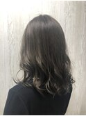 カーキアッシュミディ【TELA HAIR 君津店】