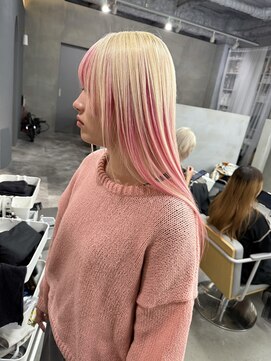 クリム(qulim) ブロンド×ペールピンク