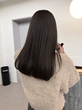 ローレンアオ(LOREN AO) 黒髪/ボブルフ/ネビージュ/小顔/ワンレン/矢場町/髪質改善/前髪