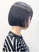 【松戸 石山】黒髪ストレートボブぷつっとボブミニボブ