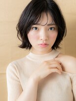 カバーヘア ブリス 志木南口駅前店(COVER HAIR bliss)&nbsp;美髪黒髪アッシュウェットヘア外ハネボブウルフ312X志木30代40代