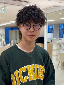 シャルムバイケンジ(Charm.by KENJE) 波巻きシャドウパーマツイストスパイラル無造作銀座メンズパーマ