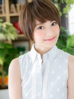 カバーヘア ブリス 大宮西口(COVER HAIR bliss) 斜めバング立体感小顔ショートマッシュウルフh4大宮20代30代40代