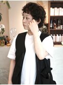 『short perm』ショートウルフパーマ/ウェーブショート