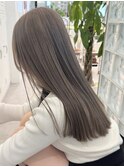 渋谷ミルクティーベージュハイトーンカラーヘーゼルベージュ30代