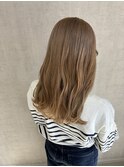 ミルクティーベージュ ヘーゼルベージュ ダブルカラー