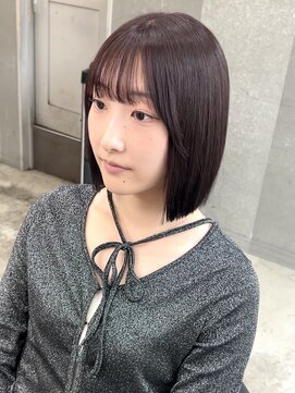 ロンド 表参道店(Lond) ボブ 切りっぱなしボブ タッセルボブ