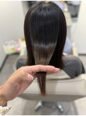 ツヤ髪×酸性ストレート