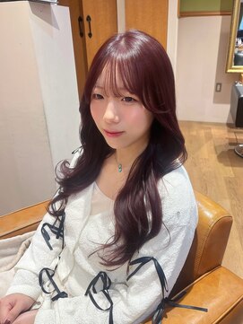 リタ(Lita) ★ラベンダーピンク/ブリーチなしカラー/小顔顔まわりカット/