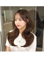 クム(kumu)&nbsp;レイヤーカット /縮毛矯正/前髪/顔周り/名古屋/栄/韓国サロン