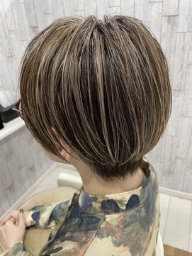 ショート/ハイライト/ロングレイヤー/髪質改善/円山/白髪ぼかし