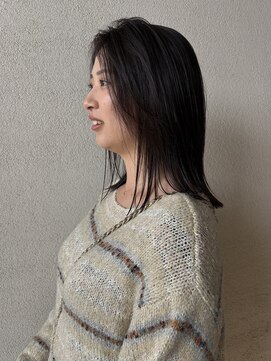 外ハネスタイル