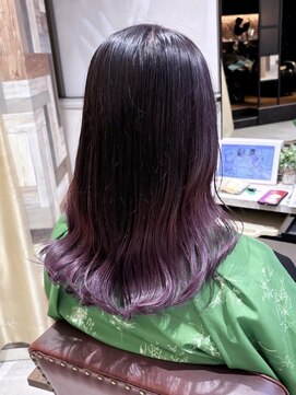 アンナ 広瀬通店(Anna) グラデーションカラー/ピンクラベンダー/デザインカラー/広瀬通