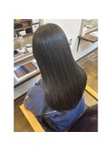 暗髪ブルージュカラー♪青 グレー ベージュ イルミナカラー
